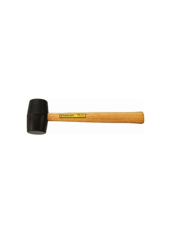 Stanley Rubber Mallet Hammer, 5711820000000, Brown/Black