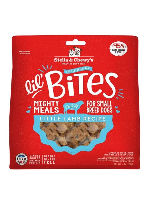 Stella & Chewys Lil' Bites Little Lamb Recipe for Dogs, 198g