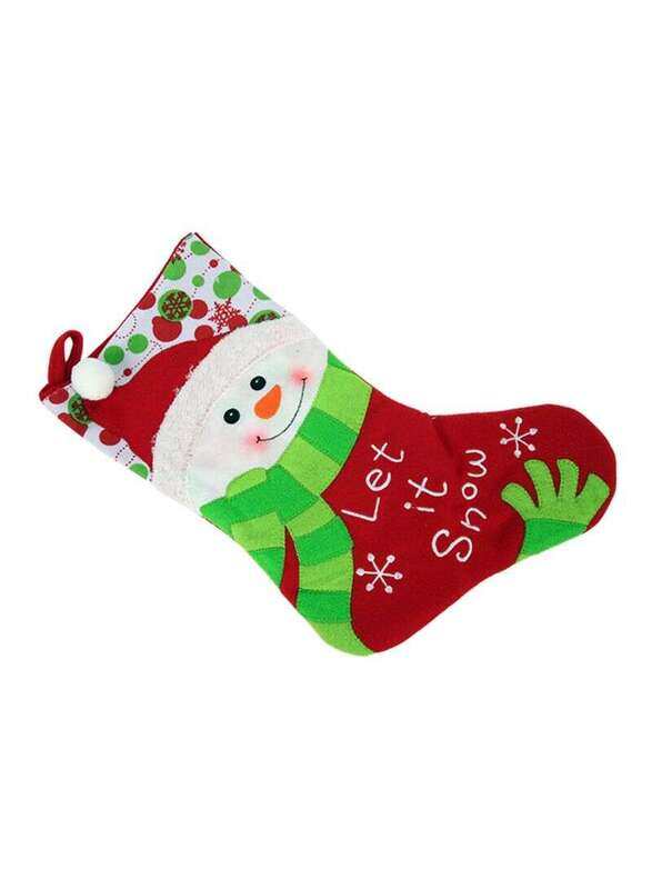 

Chamdol Xmas Let It Snow Stocking, Multicolour, Age 7+