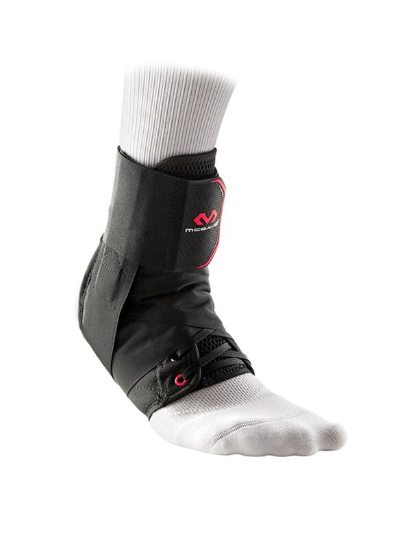 McDavid Level 3 Ankle Brace with Straps, X-Small, Black