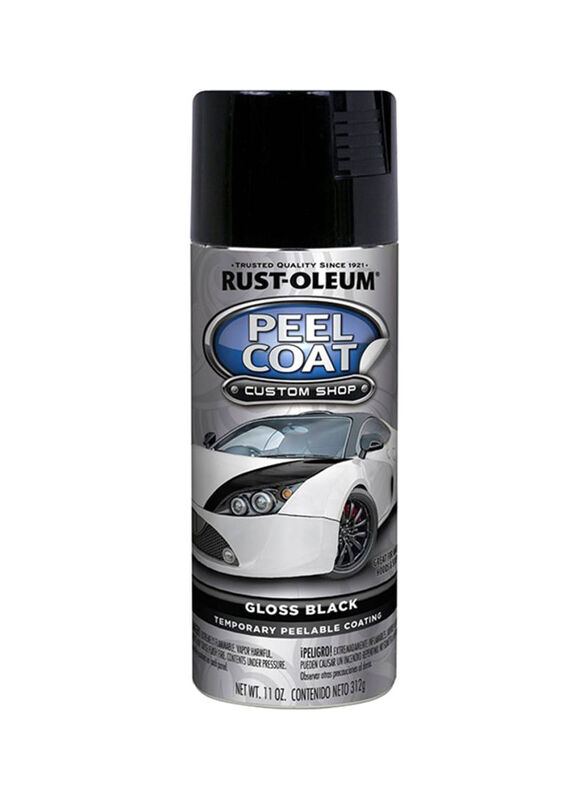 Rust-Oleum 312gm Peel Coat Custom Shop Automotive Spray, Black