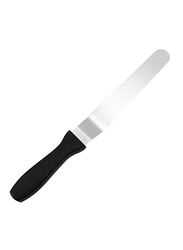 Fat Daddio's Stainless Steel Offset Spatula, Black/Silver