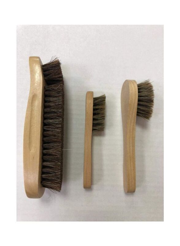 Auto Plus 3-Piece Leather Cleaning Brush Set