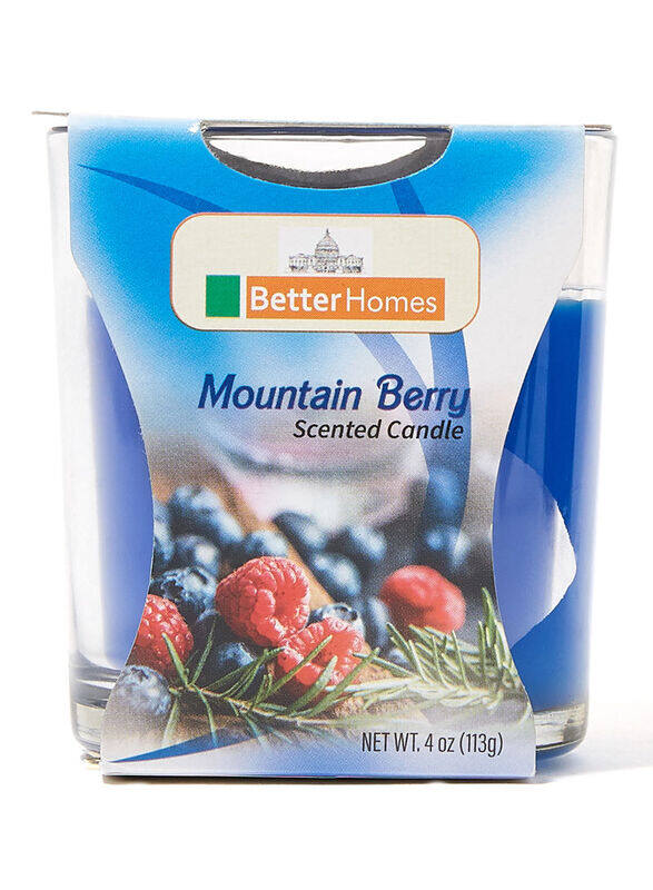 

Better Homes Mountain Berry Scented Candle, 113g, Blue