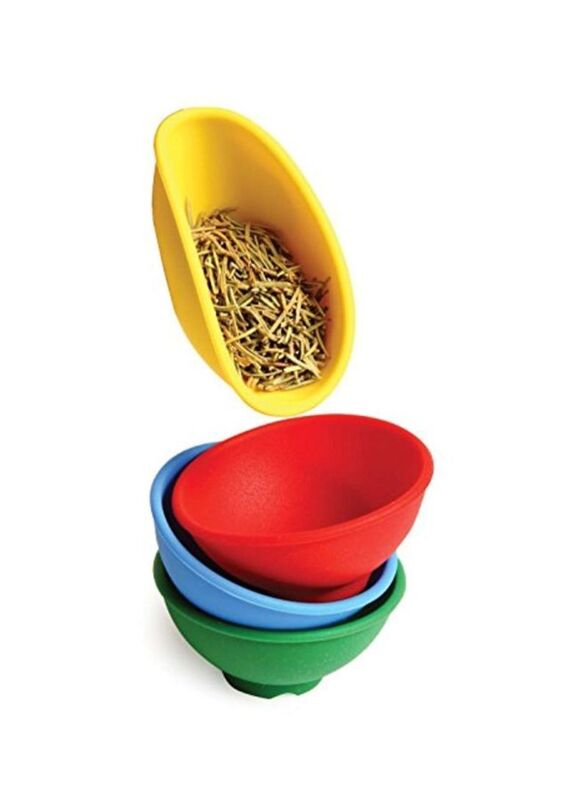 Norpro 4-Piece Silicone Mini Pinch Bowl Set, Multicolour