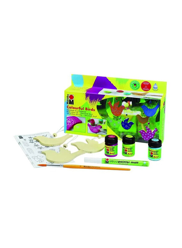 

Marabu Decormatt Acryl Colourful Birds, Multicolour