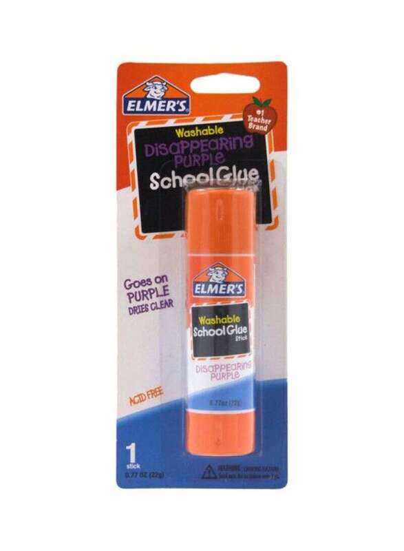 The Mega Deals Elmers Glue Sticks 3 Count Glue Sticks Bulk 0.77 Ounce Purple Glue Stick - School Supplies for Kids, Liquid School Glue