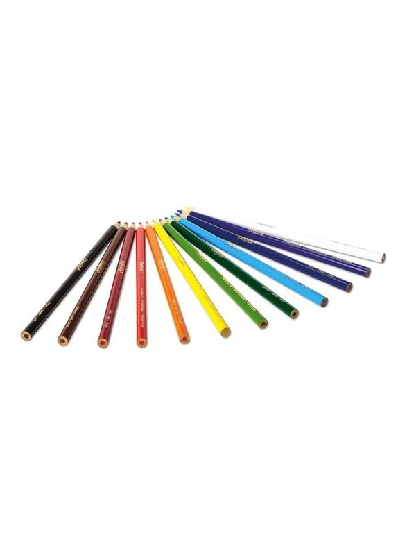 Crayola 12-Piece Coloured Pencils, Multicolour