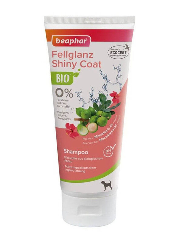 

Beaphar Bio Cosmetic Shiny Coat Dog Shampoo, 200ml