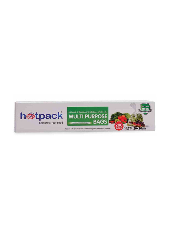 

Hotpack Multi Purpose Bags, 20 x 30cm, 200 Bags