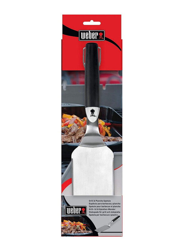 

Weber Plancha Stainless Steel Spatula, Black