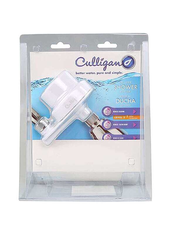 

Culligan In-line Shower Filter, 10mm, White/Silver