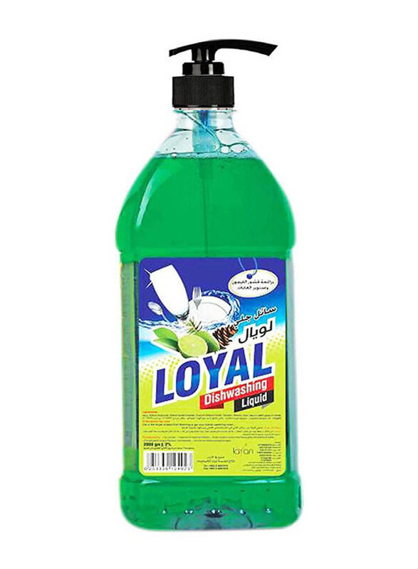 

Loyal Green Dishwashing Liquid, 2000ml