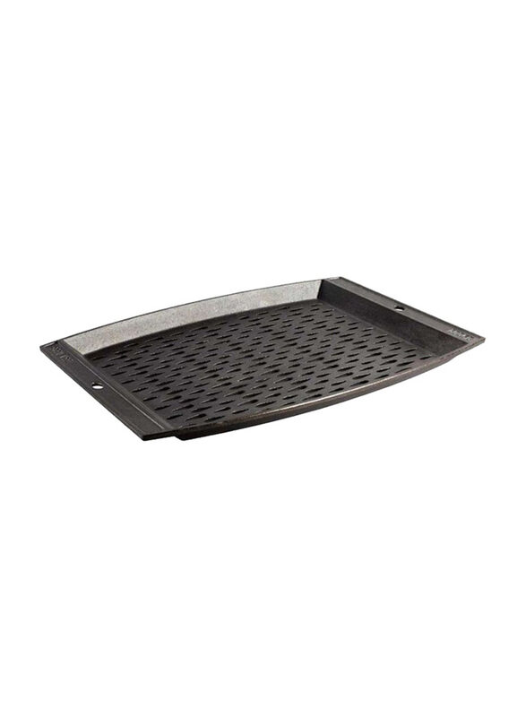 

Lodge 15 x 12inch Cast Iron Grill Topper, Black