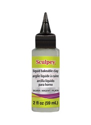 Sculpey Liquid Bikeable Clay, 59ml, Silver