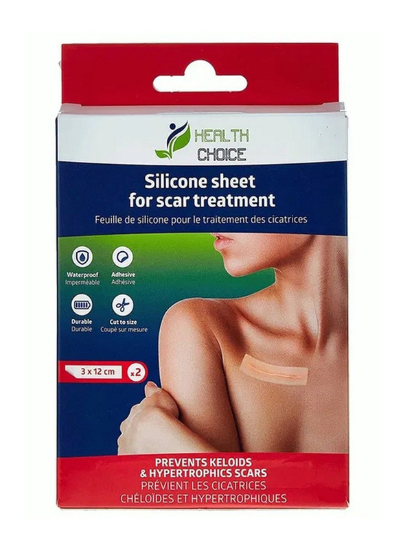 

Health Choice Advanced Skincare Silicone Scar Sheets, 2 Pieces