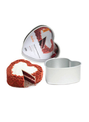 Decora 15cm Heart Cake Pan, DA-0062668, 15x7.5 cm, Silver