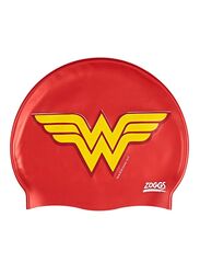 Zoggs Swimming Cap, Red/Yellow