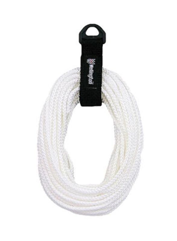 Wellington Cordage 11.3 x 10.6 x 8.7-Inch Braided Rope, White