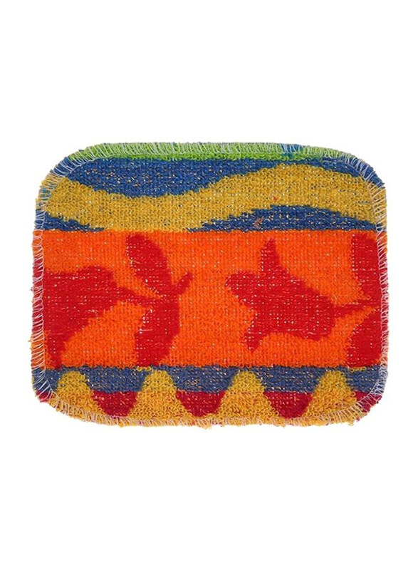 kilo Euro Scrubby Cleaning Cloth, Orange/Red/Yellow