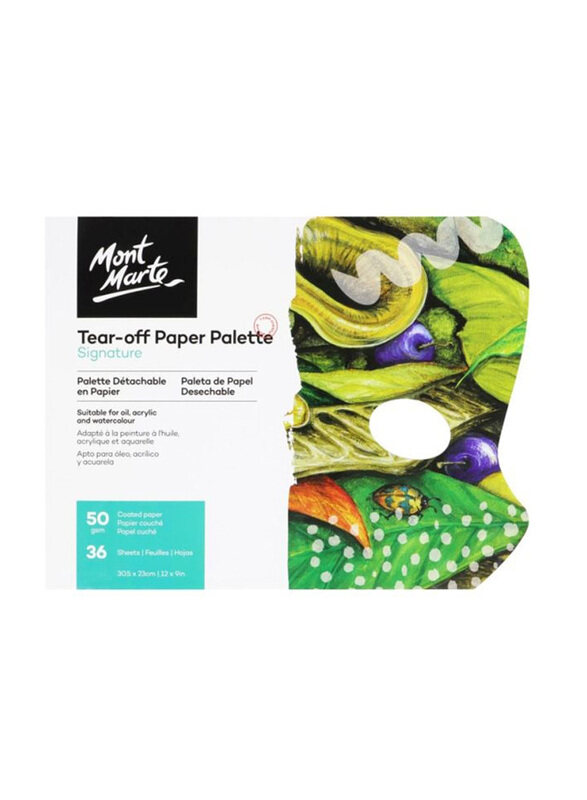 

Mont Marte Tear Off Palette Sticky Notes, 36 Sheets, Multicolour
