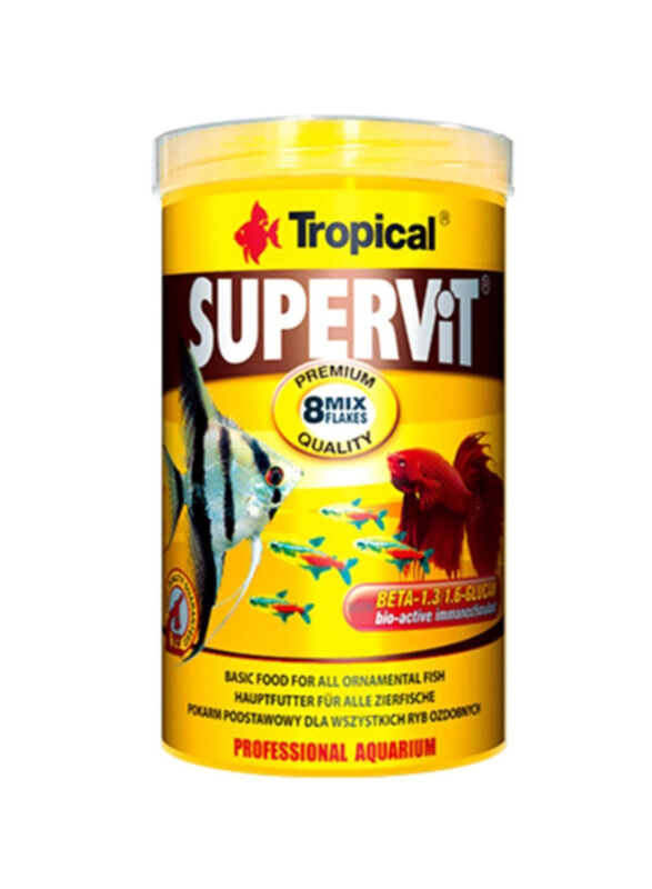 Tropical Supervit Flakes Fish Food, 100g