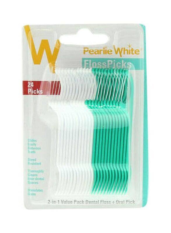 

Pearlie Dental Floss Pick, 24 Pieces