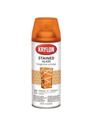 Krylon Stained Glass Spray Paint, 11.5Ounce, Tangerine Orange
