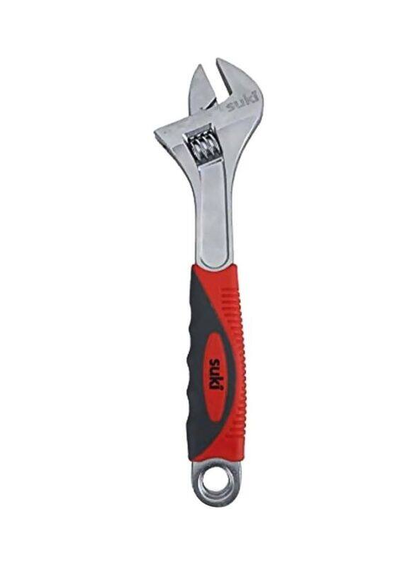 

Suki Adjustable Wrench, B07MWYTBRT, Red/Black/Silver