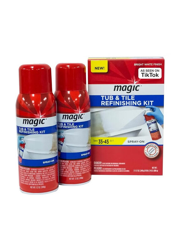 

Magic Tub & Tile Refinishing Kit Set, Red