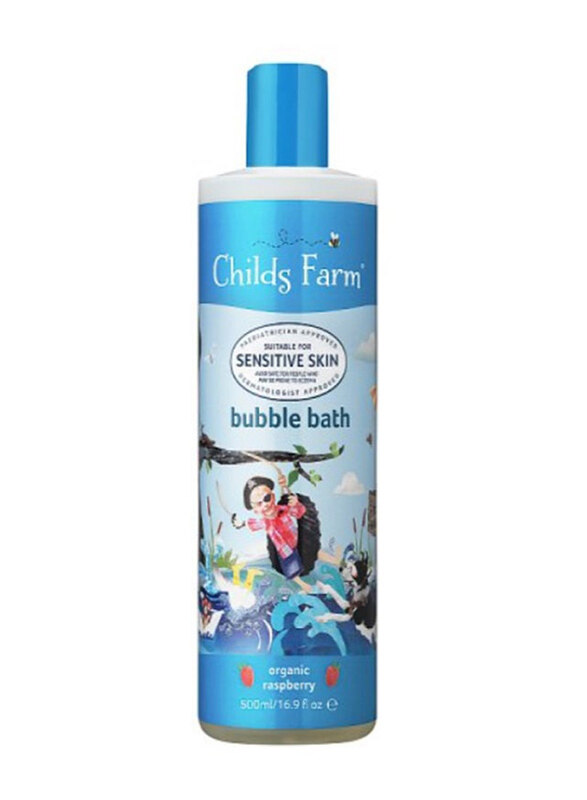 

Childs Farm 500ml Organic Raspberry Bubble Bath, Blue