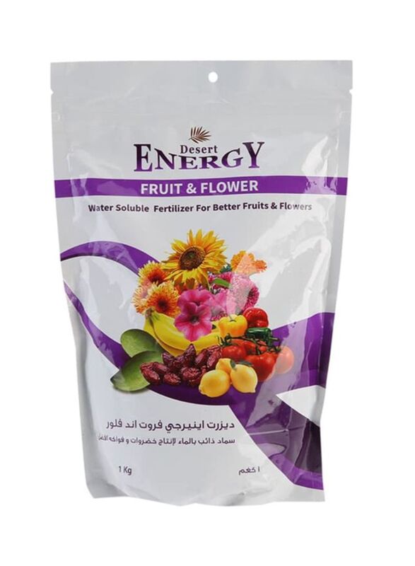 Desert Energy Fruit And Flower Fertilizer, 1 Kg, White