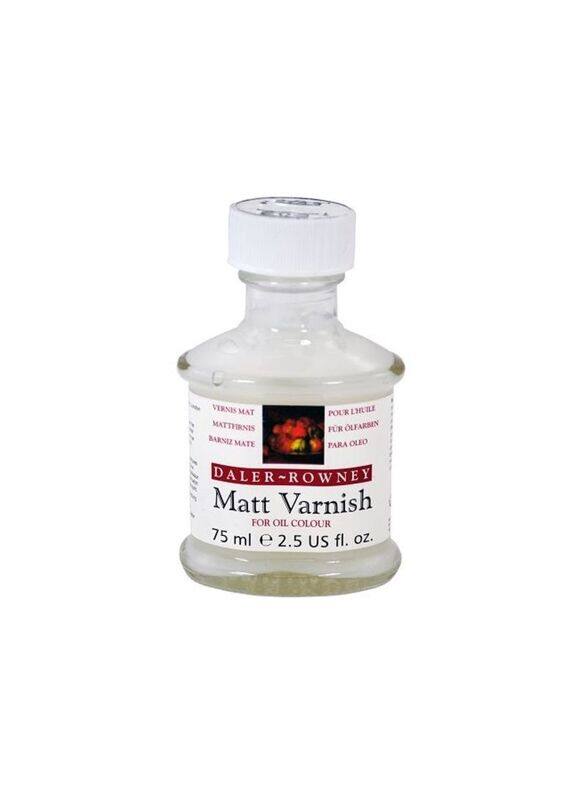 

Daler Rowney Matt Varnish for Oil Colour, 75ml, Clear