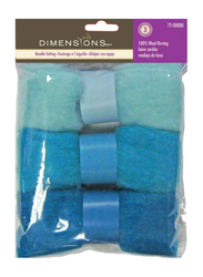 Dimensions Wool Roving, 4 Piece, Multicolour