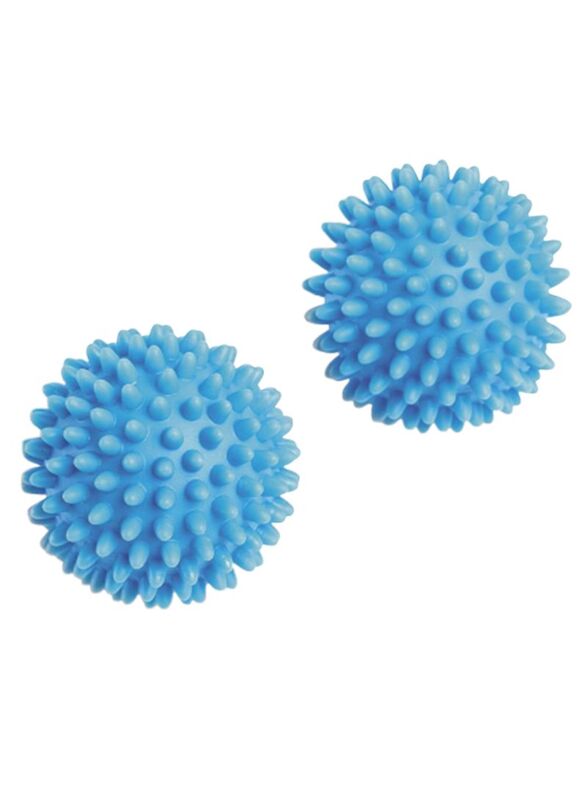 Whitmor Plastic Dryer Balls, 2 Pieces, Blue