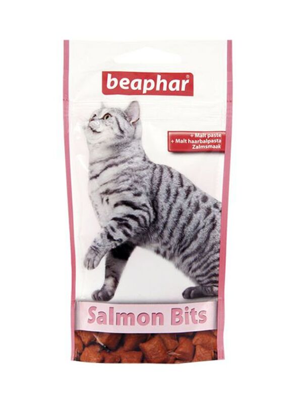Beaphar Salmon Bits Dry Cat Food, 35g