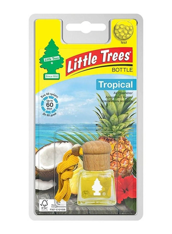 

Little Trees Tropical Car Air Freshener Bottle, Multicolour