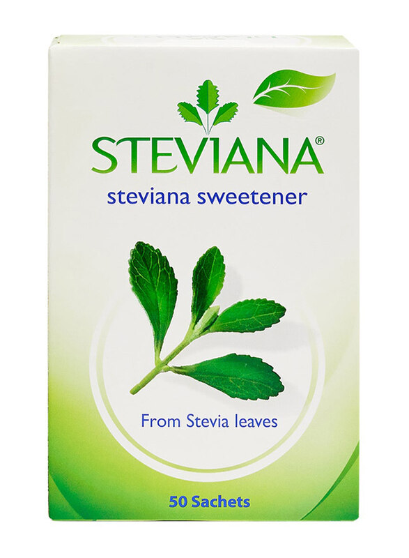 

Steviana Sweetener Leaves Healthy & Tasty, 50 Sachets