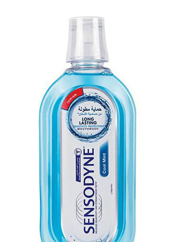 

Sensodyne Cool Mint Mouthwash For Sensitive Teeth, 500ml