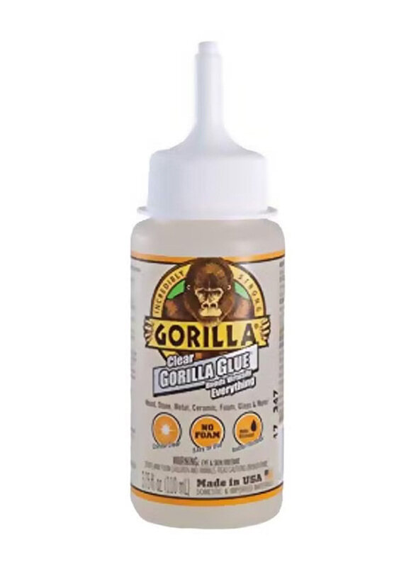 

Gorilla Water Resistant Glue, Clear