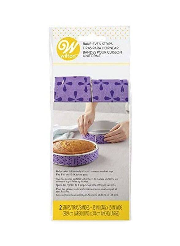 Wilton 2-Piece Bake-Even Strip, Purple