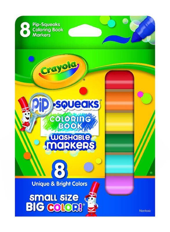 Crayola 8-Piece Washable Marker, Multicolour