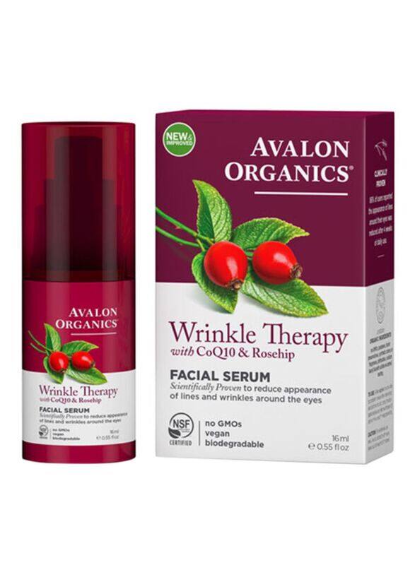 

Avalon Organics Wrinkle Therapy with Coq10 and Rosehip Facial Serum, 16ml
