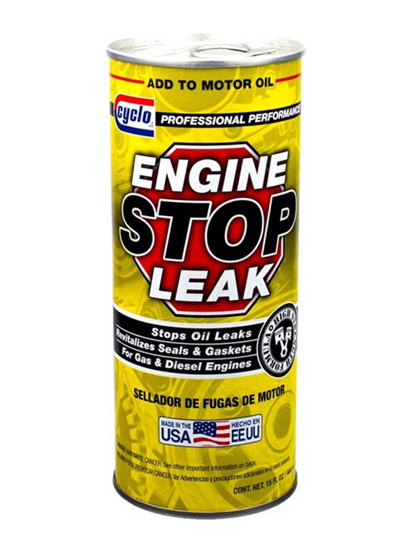 

Cyclo 444ml Engine Oil Stop Leak, Yellow