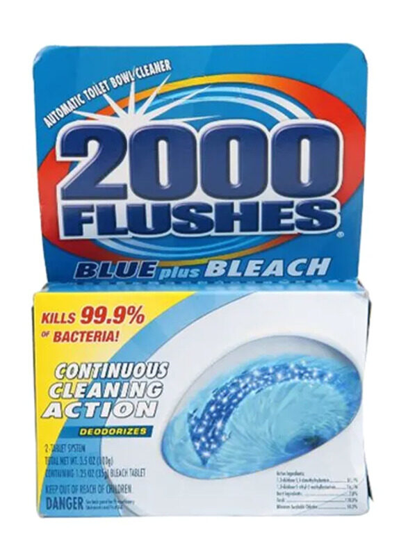 

2000 Flushes Automatic Toilet Bowl Cleaner, 1 Piece