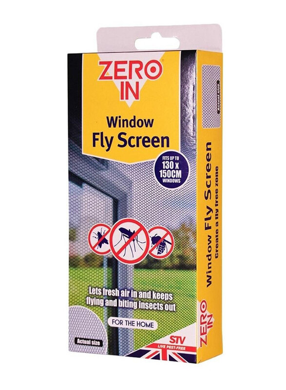 

Stv Zero in Window Fly Screen, 1 Piece, Black