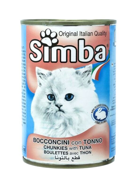 Simba Multicolour Chunkies Tuna Food for Cats, 415g