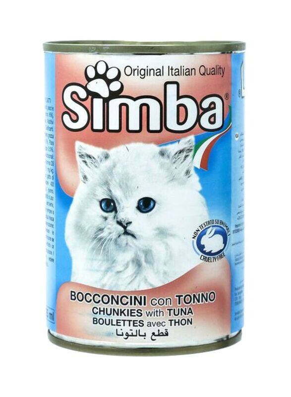 

Simba Multicolour Chunkies Tuna Food for Cats, 415g