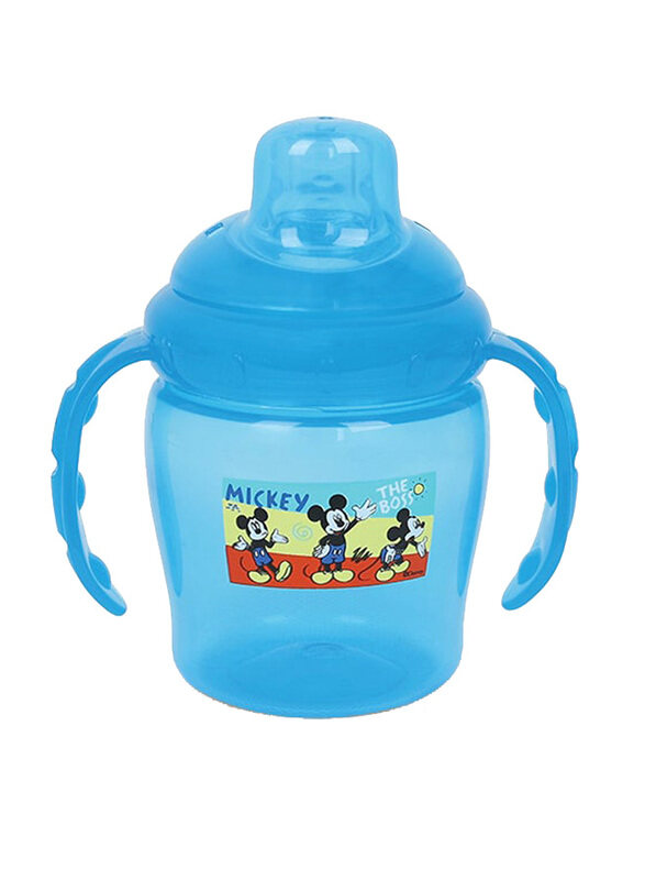 

Disney Mickey Mouse Spout Cup With Handle, 225ml, Blue