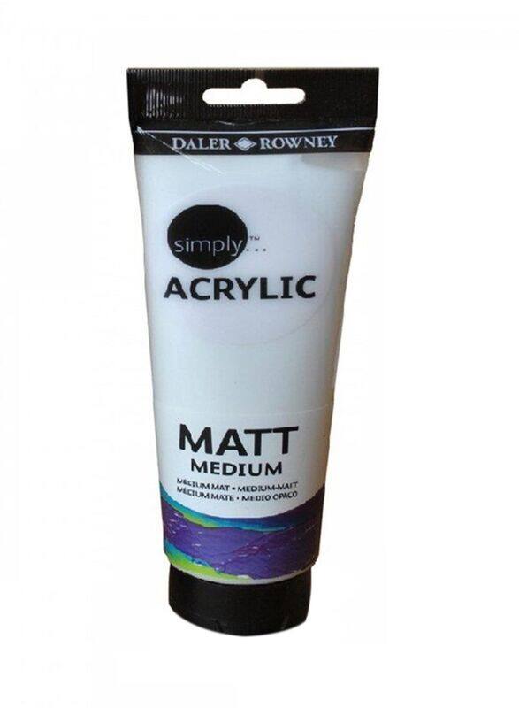 

Daler Rowney Simply Acrylic Matt Medium, 250ml, Clear